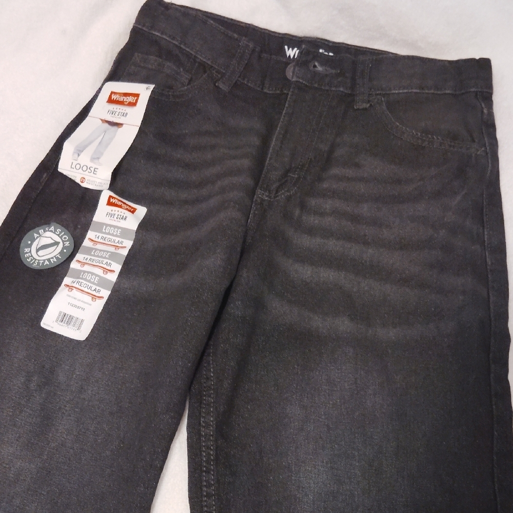Wrangler Black Relaxed Jeans Premium Quality